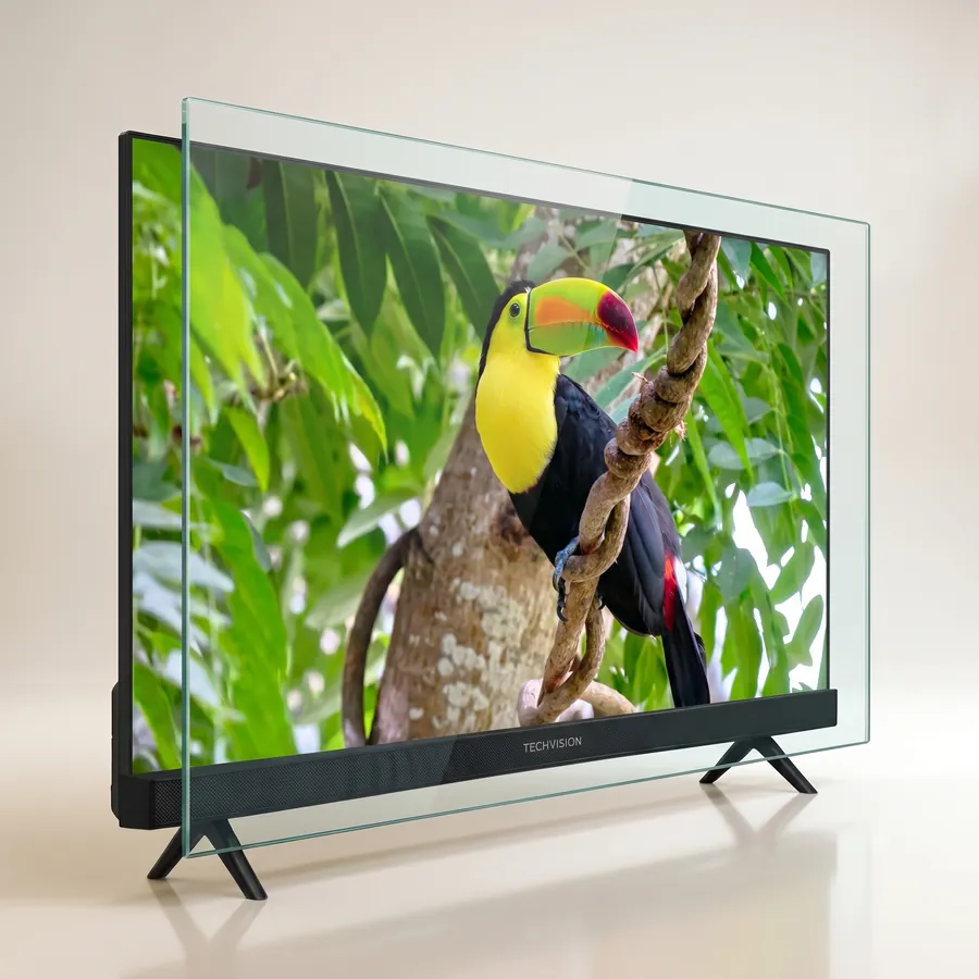 TECHVISION 55 QLED 4K Double Glass + Soundbar